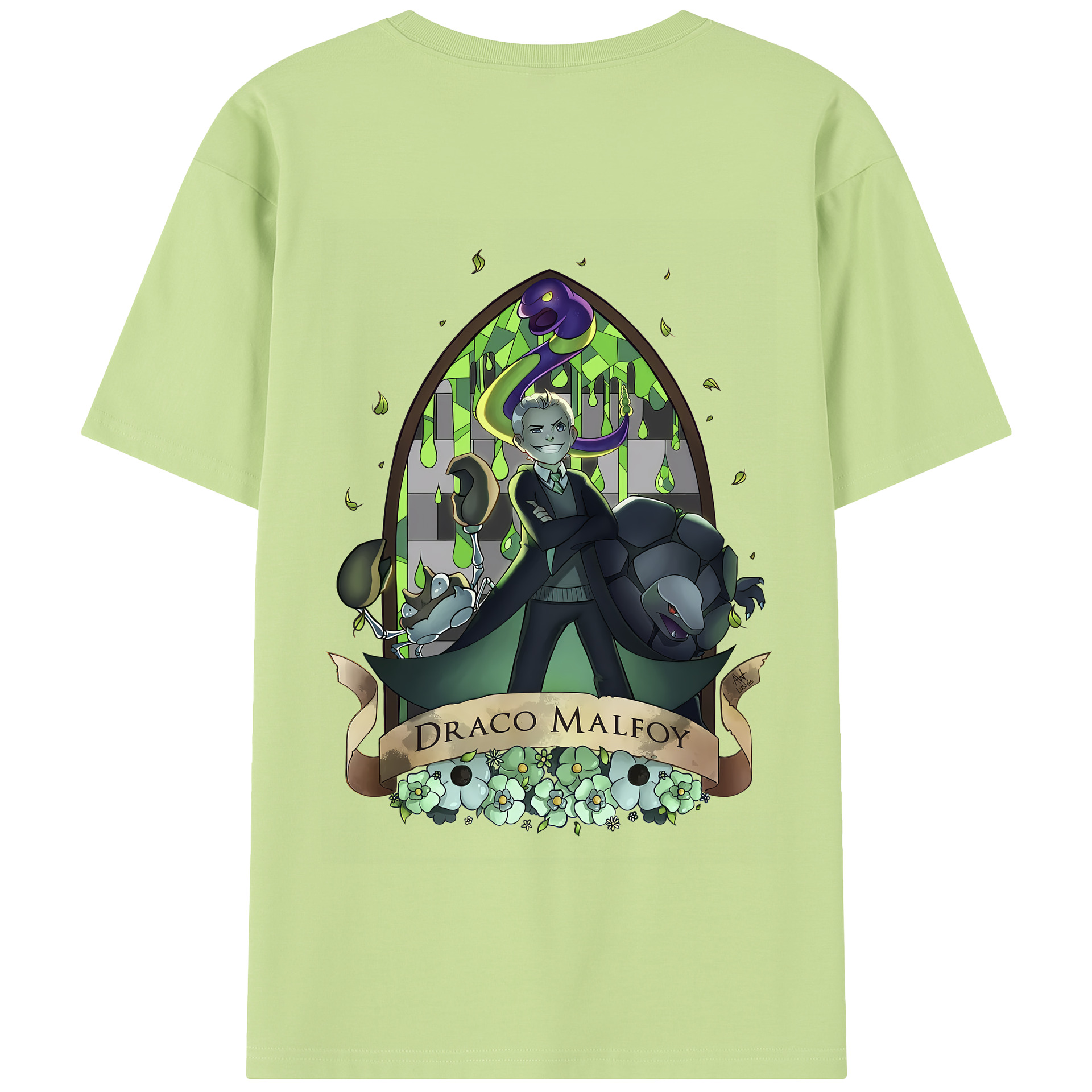 （画像用） Harry Potter ハリー・ポッターシリーズ 綿100％半袖Tシャツ（背面プリント）